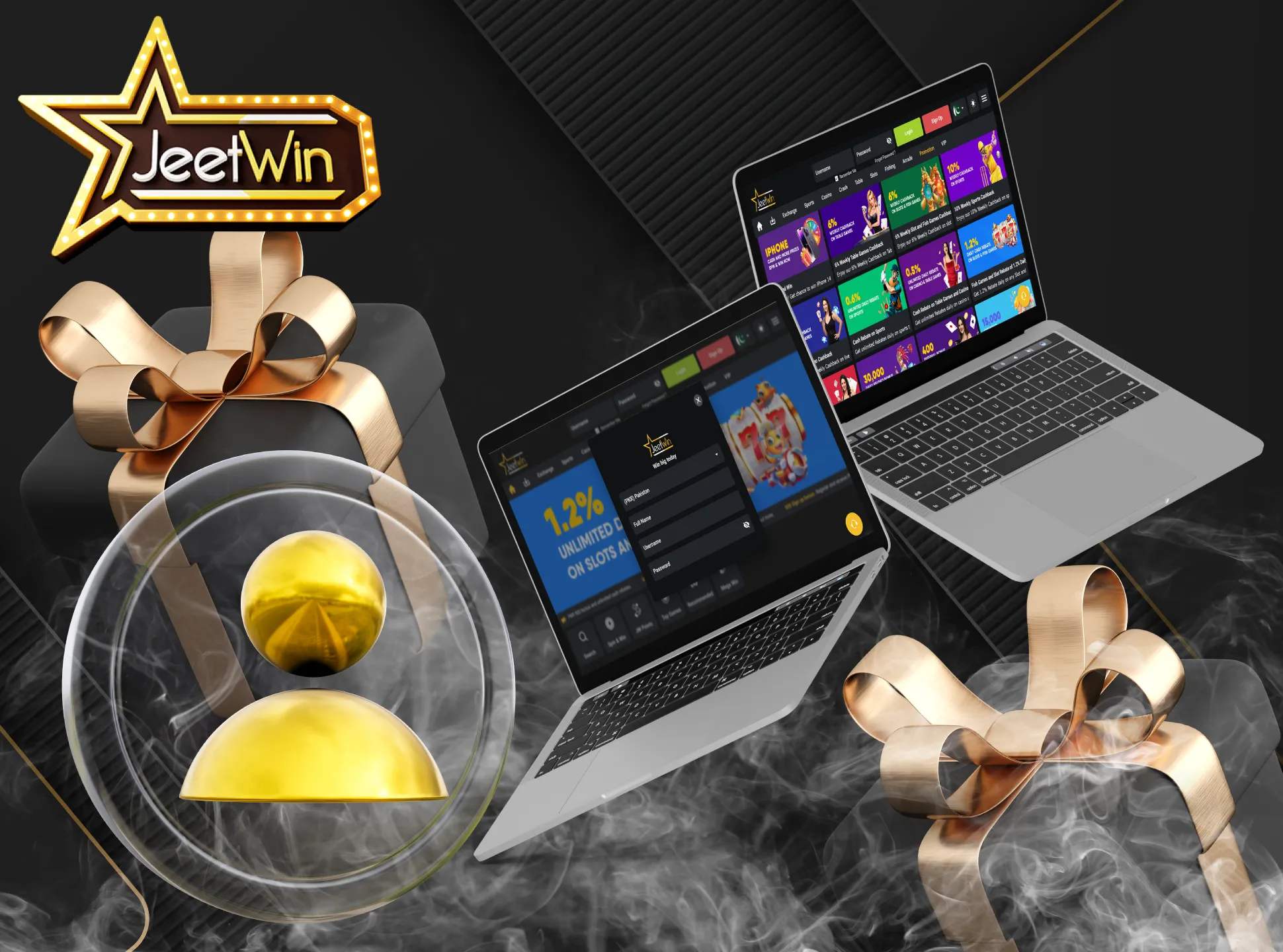 ایک اکاؤنٹ رجسٹر کریں اور JeetWin پر اپنے پہلے ڈپازٹ کے لیے خوش آمدید بونس حاصل کریں۔