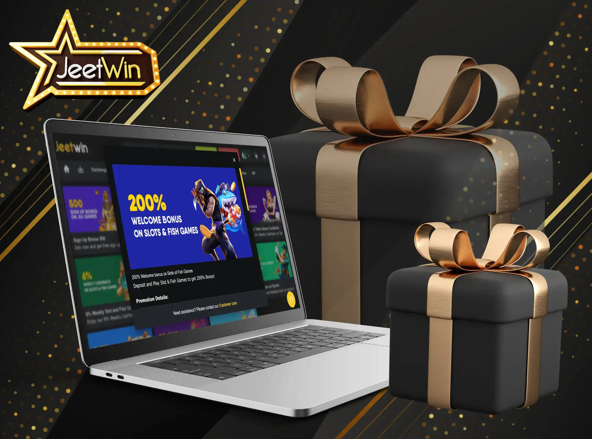 ہر نیا صارف JeetWin کے ویلکم بونس سے فائدہ اٹھا سکتا ہے۔