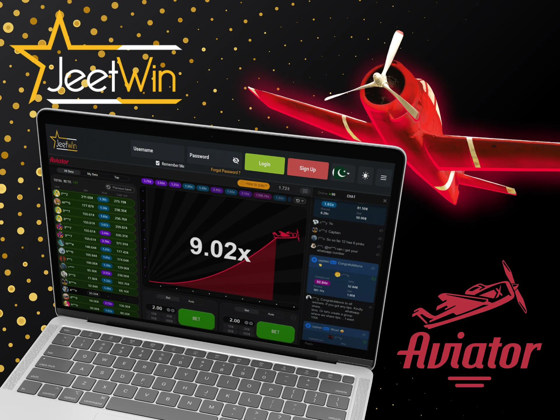 JeetWin پر Aviator کھیلیں اور اپنی جیت کا دعوی کرنے کے لیے صحیح وقت کا انتخاب کریں۔