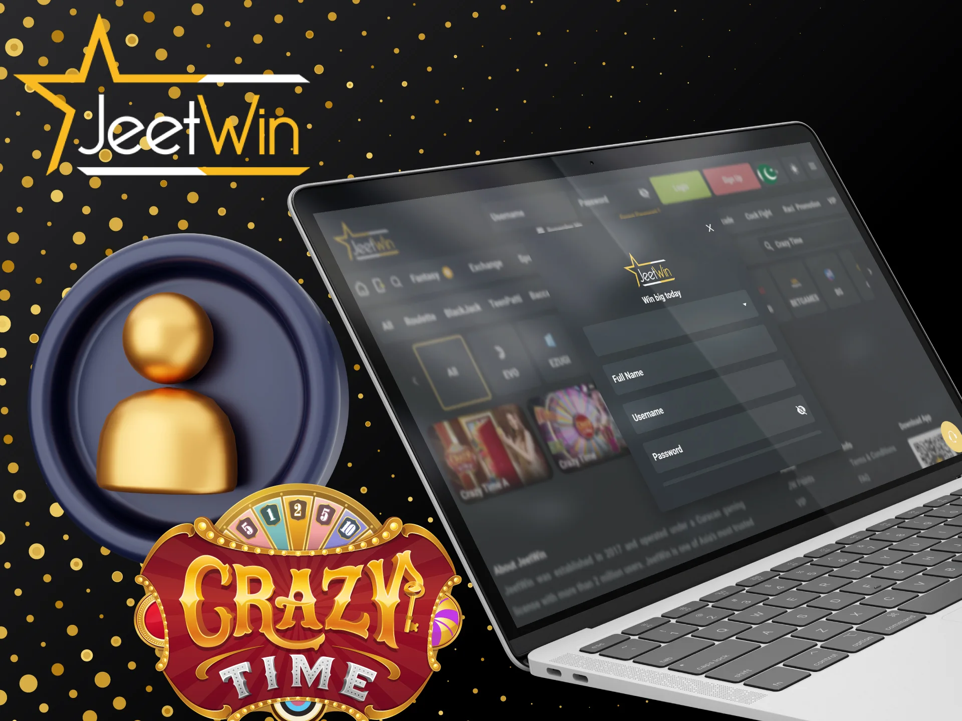 JeetWin میں شامل ہوں، کریزی ٹائم تلاش کریں اور مزے کریں۔